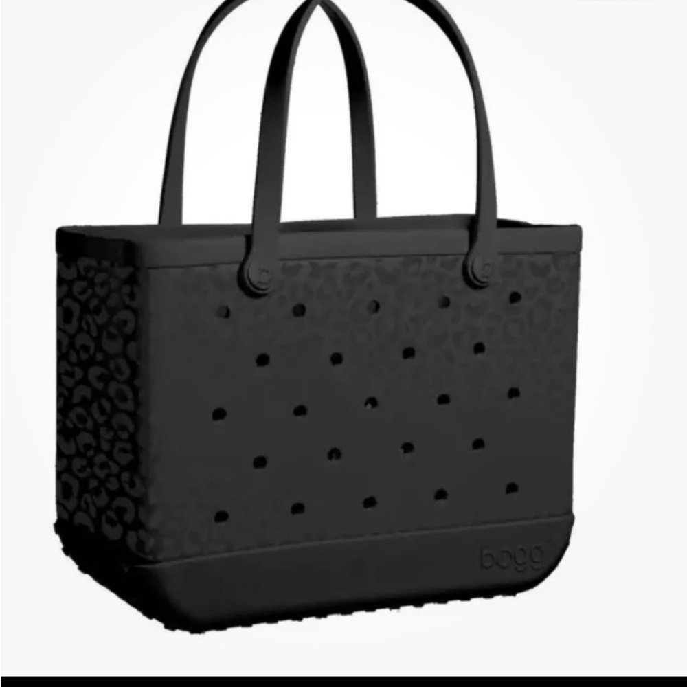 NWT SPECIAL EDITION LARGE ONYX LEOPARD BOGG BAG